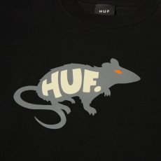 画像2: HUF Mans Best Friend T-Shirts Black / ハフ ショートスリーブ Tシャツ ブラック (2)