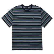 画像1: HUF Triple Triangle Relaxed Knit Shirts Oil Blue (1)