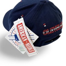 画像4: Deadstock American Needle Cleveland Indians 6panel Cap Navy (4)