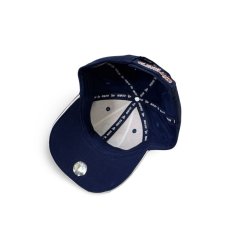 画像4: Deadstock New Era Cleveland Indians 6panel Cap NavyｘRed / デッドストック ニューエラ インディアンス 6パネル キャップ ネイビーｘレッド (4)