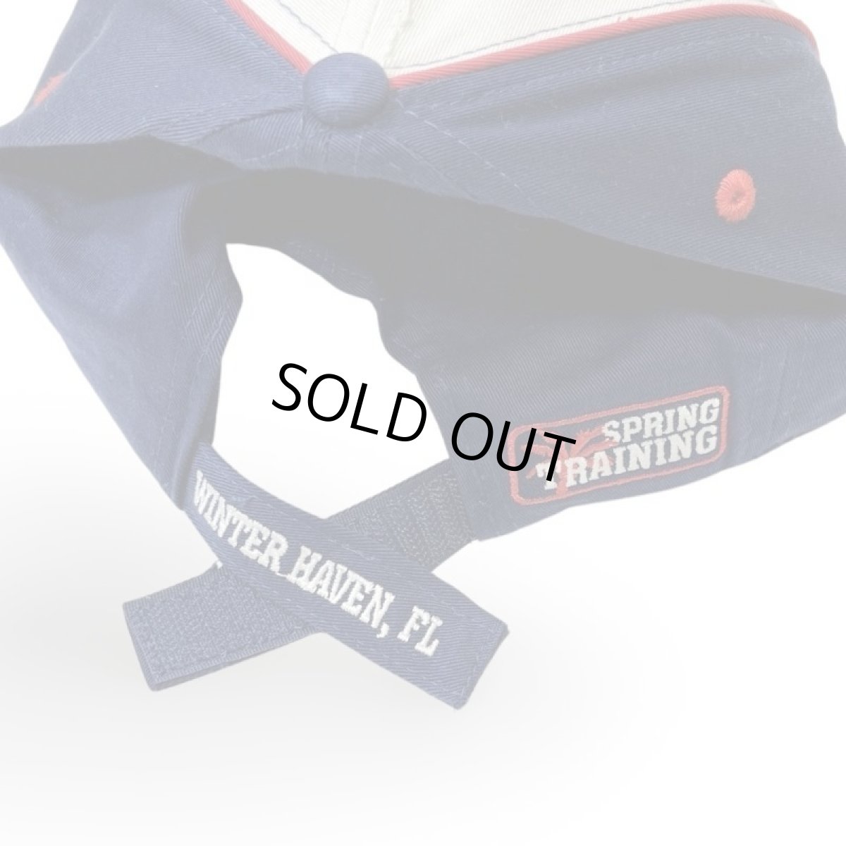 画像5: Deadstock New Era Cleveland Indians 6panel Cap NavyxWhite (5)