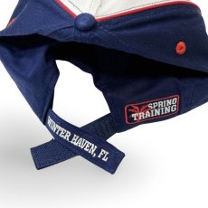 画像5: Deadstock New Era Cleveland Indians 6panel Cap NavyｘWhite (5)