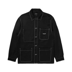 画像1: HUF Contrast Nylon Chore Jacket Black / ハフ コントラスト ナイロン チョア ジャケット ブラック (1)