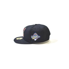 画像3: New Era 59Fifty Fitted Cap 1997 World Series Cooperstown Cleveland Indians Navy / ニューエラ インディアンス キャップ ネイビー (3)