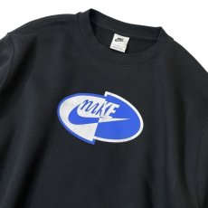 画像2: NIKE Sprit Logo Crewneck Sweat Shirts Black / ナイキ スプリットロゴ クルーネック スウェット ブラック (2)