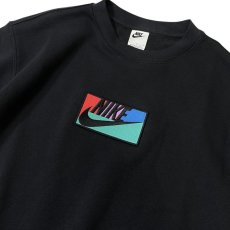 画像2: NIKE Club Patch Crewneck Sweat Shirts Black (2)