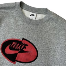 画像3: NIKE Sprit Logo Crewneck Sweat Shirts Heather Grey / ナイキ スプリットロゴ クルーネック スウェット ヘザーグレー (3)