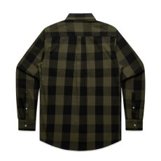画像2: AS Colour Check Shirts ArmyｘBlack (2)