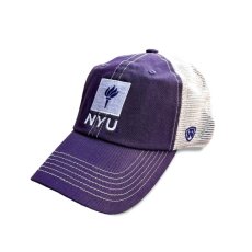 画像1: New York University NYU Trucker Cap Purple / ニューヨークユニバーシティ トラッカー キャップ パープル (1)