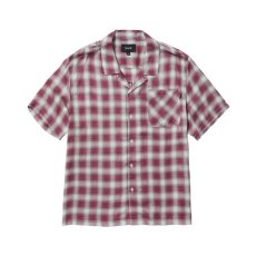 画像1: HUF Ombre Work Shirts Crimson (1)