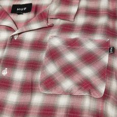 画像3: HUF Ombre Work Shirts Crimson / ハフ オンブレ ワークシャツ クリムゾン (3)