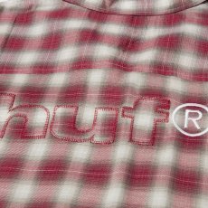 画像4: HUF Ombre Work Shirts Crimson / ハフ オンブレ ワークシャツ クリムゾン (4)