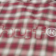 画像4: HUF Ombre Work Shirts Crimson (4)