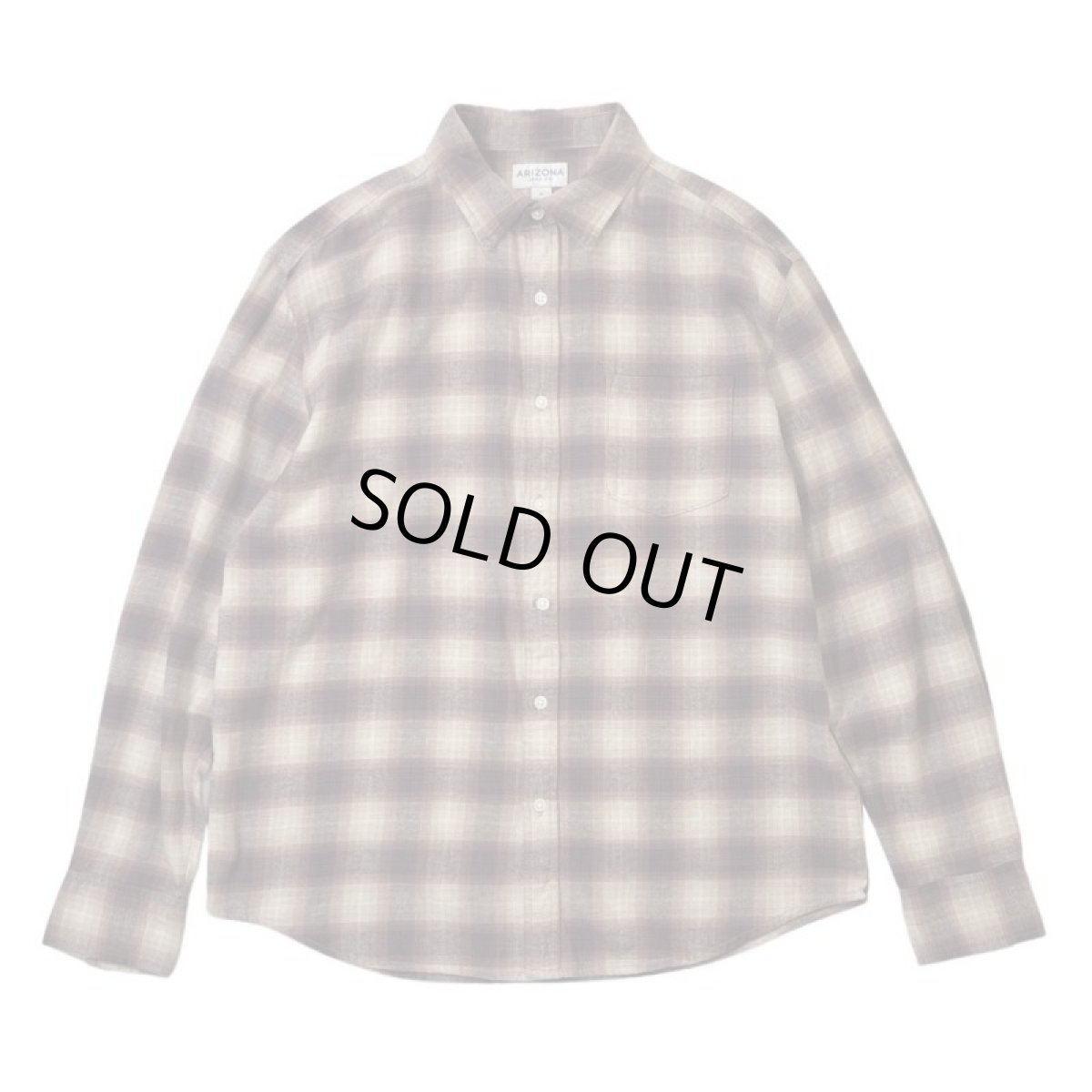 画像1: Arizona Jean Co. L/S Flannel Check Shirts PurpleｘTan (1)