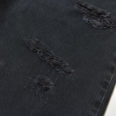 画像5: Levi's 569 Damage Denim Shorts - Black (5)