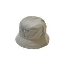 画像2: Calvin Klein Cotton Bucket Hat Khaki / カルバンクライン コットン バケットハット カーキ (2)