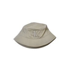 画像1: Calvin Klein Cotton Bucket Hat Khaki / カルバンクライン コットン バケットハット カーキ (1)