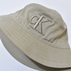 画像3: Calvin Klein Cotton Bucket Hat Khaki / カルバンクライン コットン バケットハット カーキ (3)