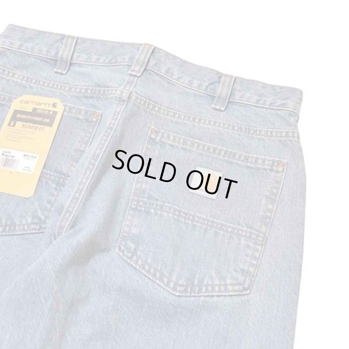 画像5: Carhartt USA Relaxed Fit 5Pkt Cotton Jeans Cove (5)