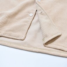 画像4: Massive Clothing S/S Corduroy Shirts Tan / マッシブクロージング ショートスリーブ コーデュロイ シャツ タン (4)