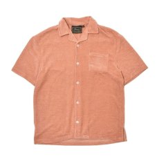 画像1: Massive Clothing S/S Pile Shirts Orange / マッシブクロージング ショートスリーブ パイル シャツ オレンジ (1)