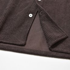 画像4: Massive Clothing S/S Corduroy Shirts D.Brown / マッシブクロージング ショートスリーブ コーデュロイ シャツ ダークブラウン (4)