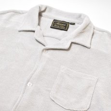 画像3: Massive Clothing S/S Pile Shirts L.Grey / マッシブクロージング ショートスリーブ パイル シャツ ライトグレー (3)