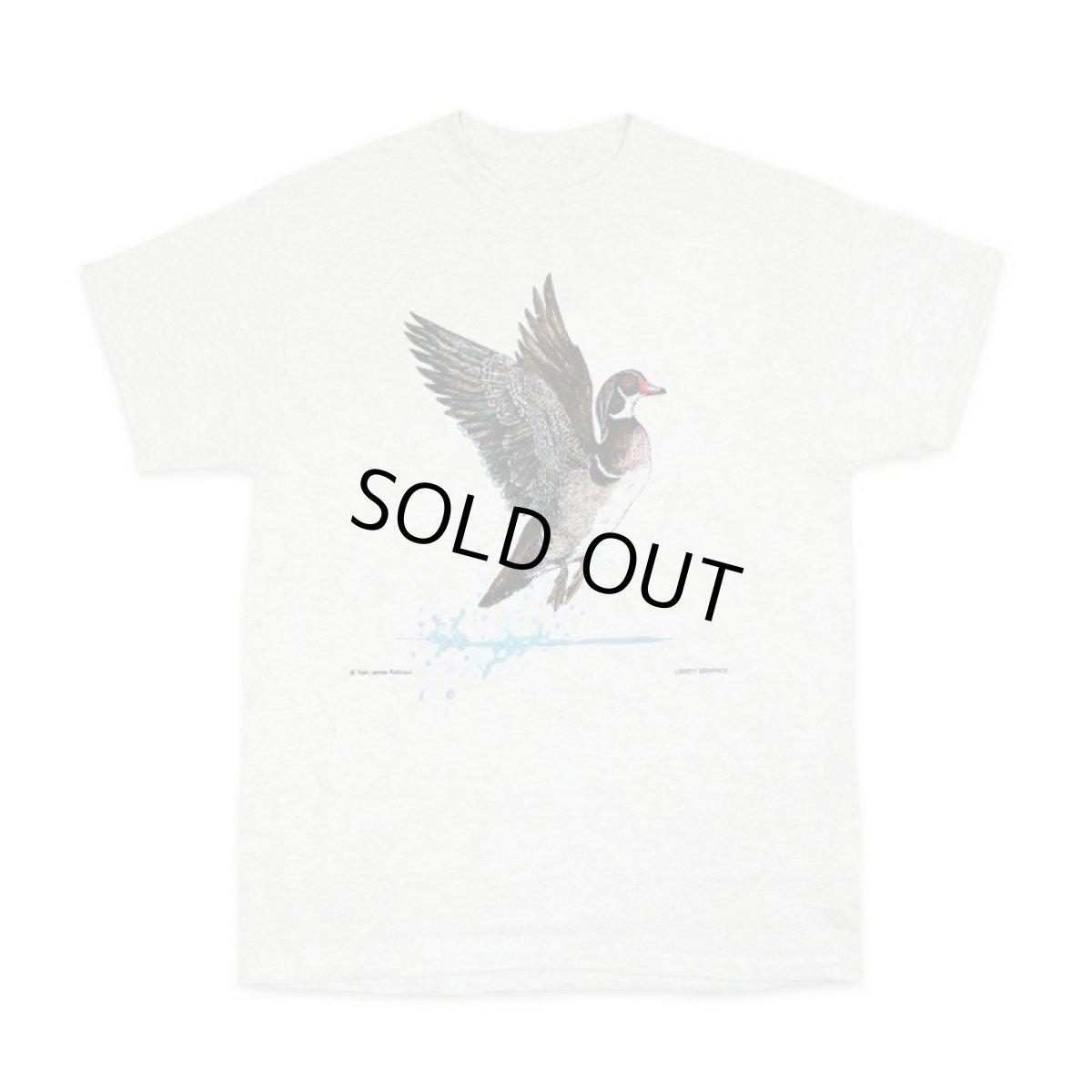 画像1: Liberty Graphics Wood Duck S/S T-Shirts Ash (1)