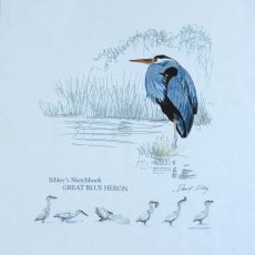 画像2: Liberty Graphics Great Blue Heron S/S T-Shirts L.Blue / リバティグラフィックス ショートスリーブ Tシャツ ライトブルー (2)