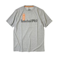 画像1: Timberland PRO Wickwork T-Shirts Heather Grey / ティンバーランドプロ ロゴ Tシャツ ヘザーグレー (1)