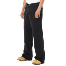 画像10: PRO CLUB Heavyweight Baggy Fit Denim Pant Black (10)