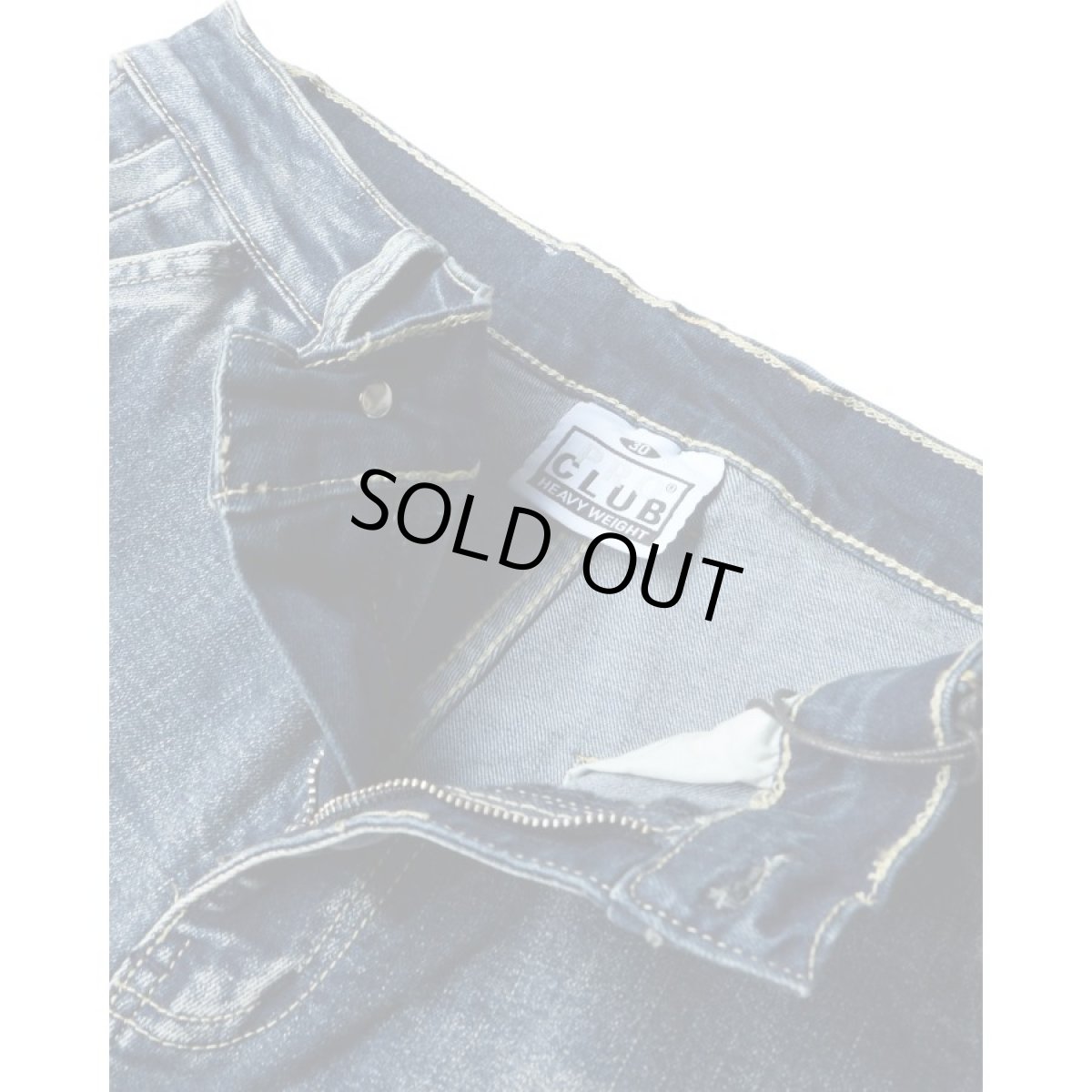 画像9: PRO CLUB Heavyweight Baggy Fit Denim Cargo Pant Dark Stonewash (9)