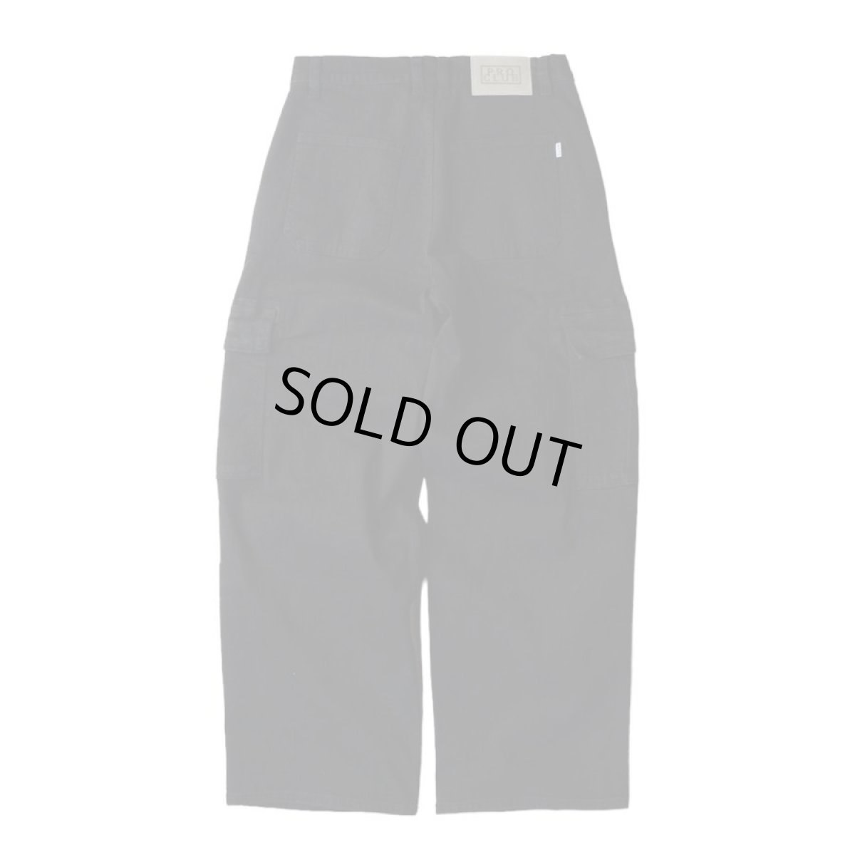 画像2: PRO CLUB Heavyweight Baggy Fit Denim Cargo Pant Black (2)