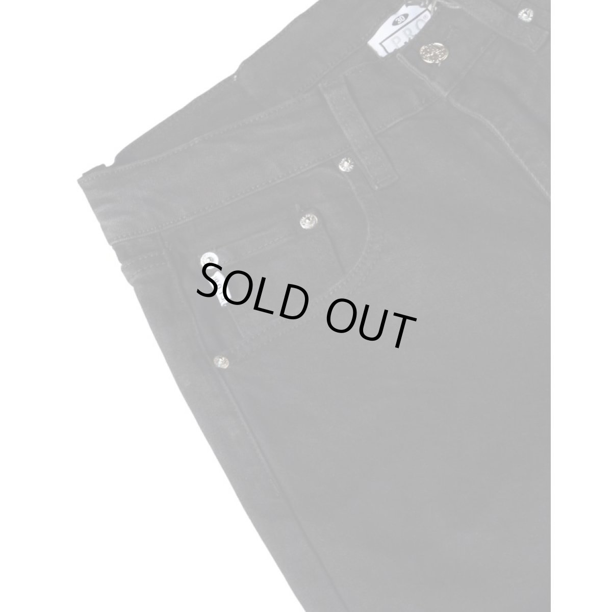 画像5: PRO CLUB Heavyweight Baggy Fit Denim Pant Black (5)