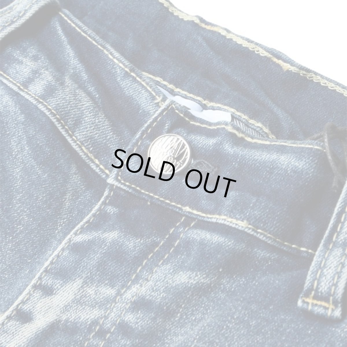 画像10: PRO CLUB Heavyweight Baggy Fit Denim Cargo Pant Dark Stonewash (10)