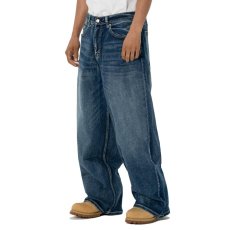 画像10: PRO CLUB Heavyweight Baggy Fit Denim Pant Dark Stone Wash (10)