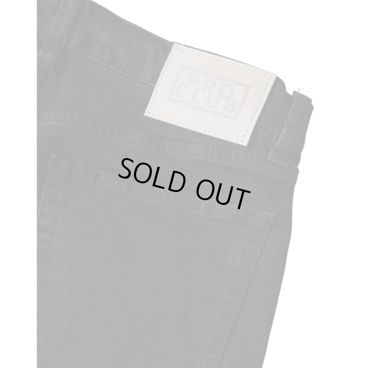 画像6: PRO CLUB Heavyweight Baggy Fit Denim Pant Black (6)