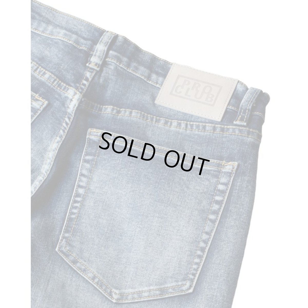 画像3: PRO CLUB Heavyweight Baggy Fit Denim Pant Dark Stonewash (3)