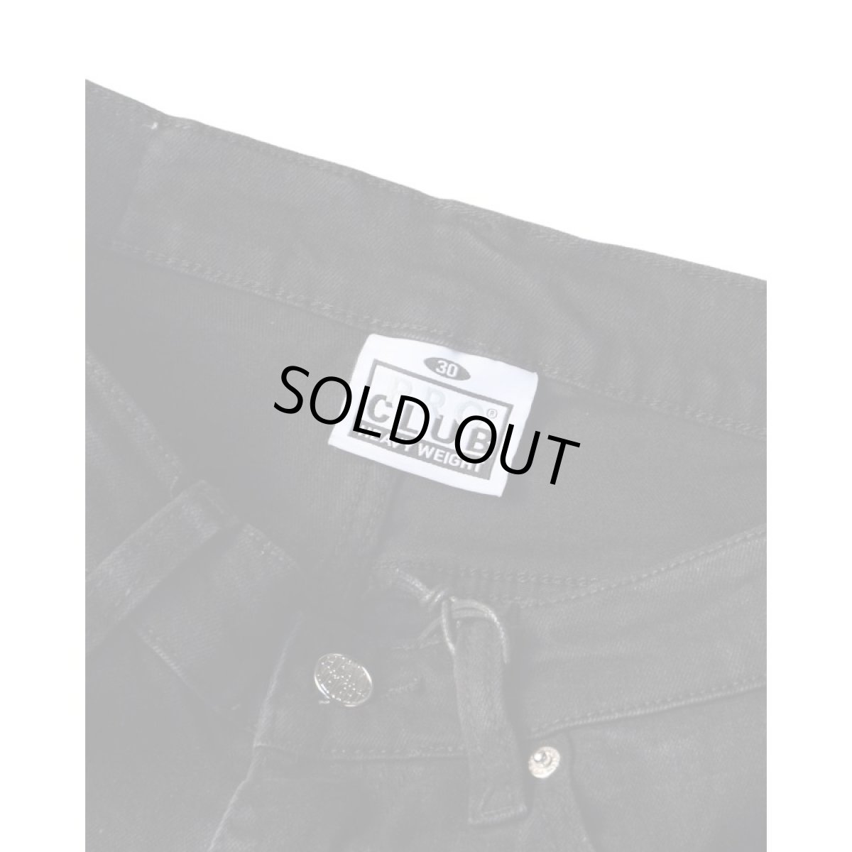 画像4: PRO CLUB Heavyweight Baggy Fit Denim Pant Black (4)