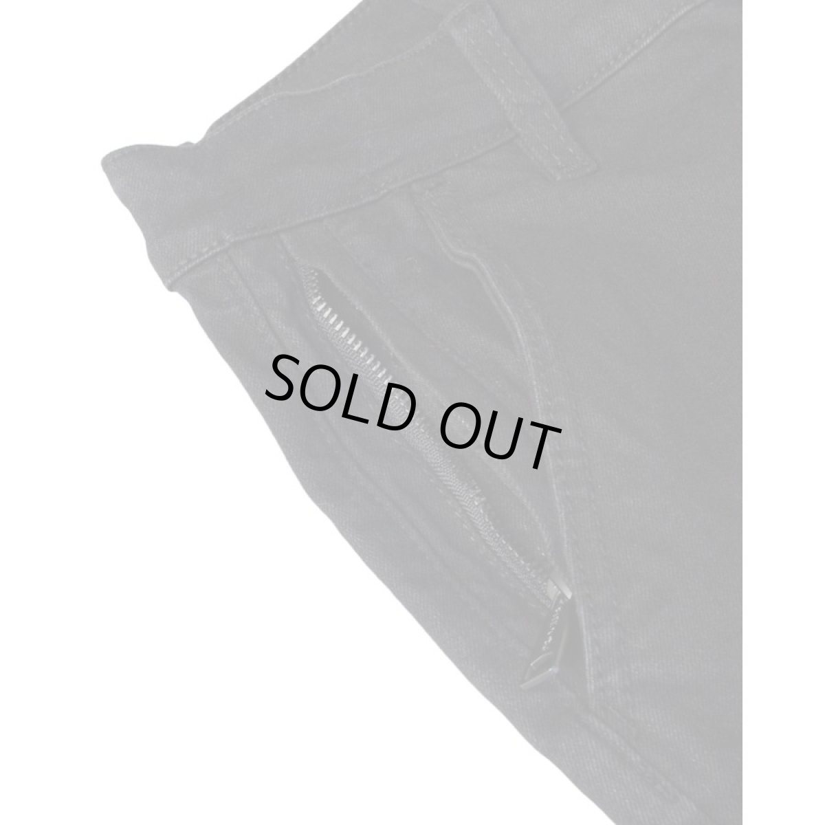 画像6: PRO CLUB Heavyweight Baggy Fit Denim Cargo Pant Black (6)