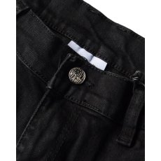 画像5: PRO CLUB Heavyweight Baggy Fit Denim Cargo Pant Black (5)