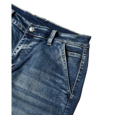 画像7: PRO CLUB Heavyweight Baggy Fit Denim Cargo Pant Dark Stone Wash (7)