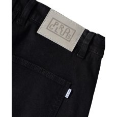 画像3: PRO CLUB Heavyweight Baggy Fit Denim Cargo Pant Black (3)