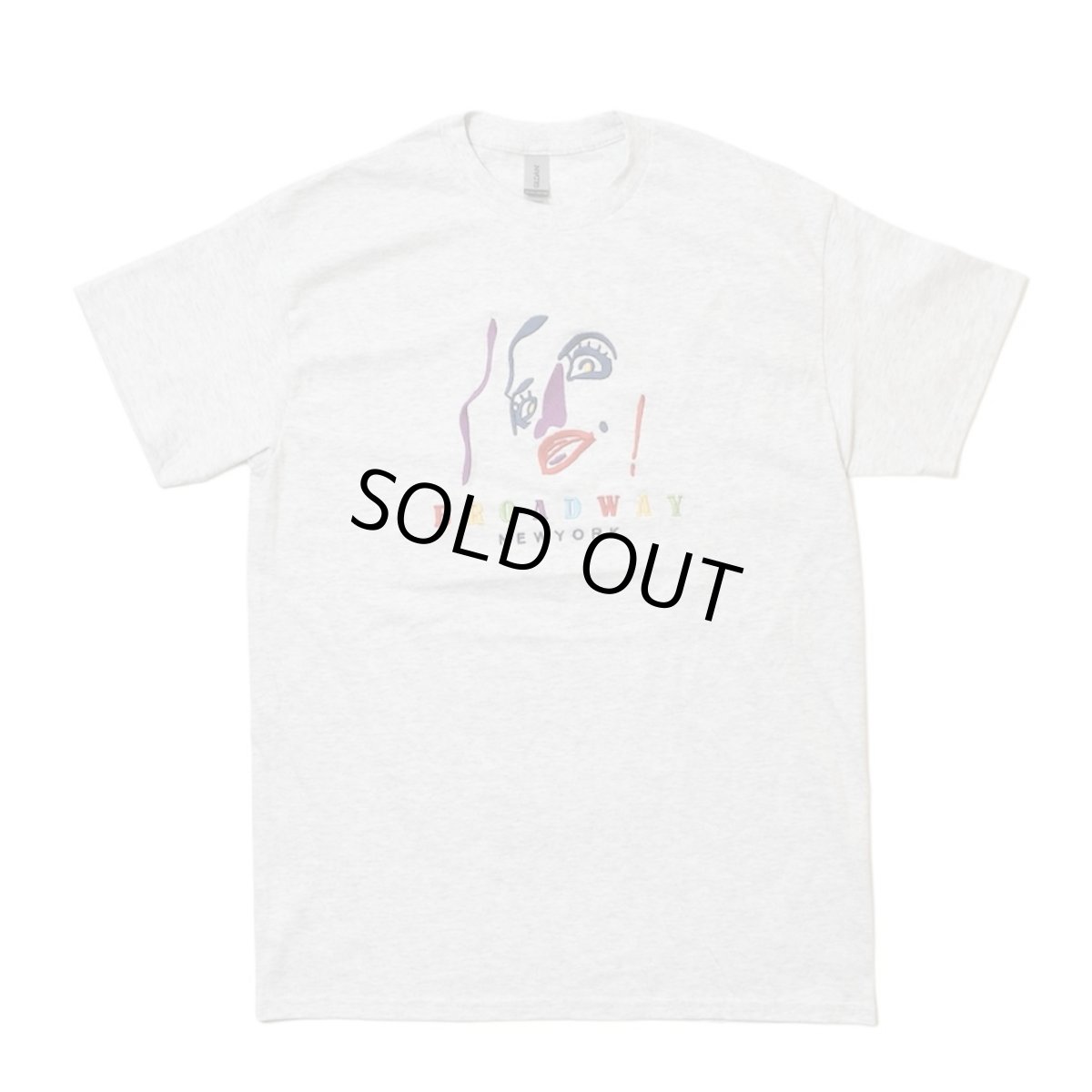 画像1: New York Souvenirs Broadway S/S T-Shirts Ash (1)