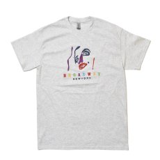 画像1: New York Souvenirs Broadway S/S T-Shirts Ash (1)