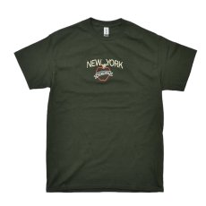 画像1: New York Souvenirs Big Apple S/S T-Shirts Green (1)