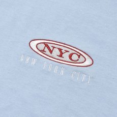 画像2: New York Souvenirs Oval S/S T-Shirts L.Blue (2)