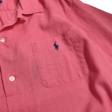 画像4: Polo Ralph Lauren Classic Fit Woven Camp Shirt Pale Red (4)