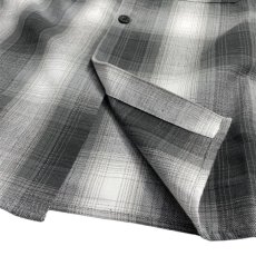 画像3: FB County S/S Checker Flannel Shirts - Charcoal/White (3)