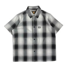画像1: FB County S/S Checker Flannel Shirts - White/Black (1)